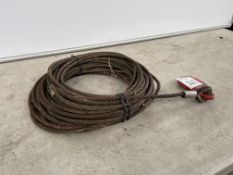 Tow Cable & Hook as Lotted, Please Note: Length Unknown