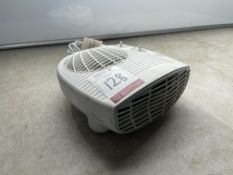 Electric Floor Fan Heater as Lotted
