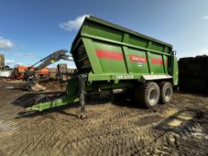 2018 Bergman TSW5210W muck spreader No:1?24107M. Collection - Trailer can be towed to a local
