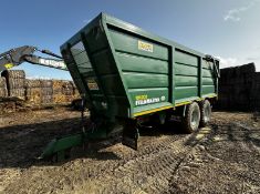 2021 Smyth Field master SC40 Tandem-axle silage trailer with demountable tops. Serial Number: