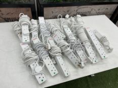 15no. Various 240V Extension Leads