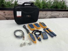 Fluke Networks FTK1375 Single Mode & Bultimode Fibre Optic Test Kit Comprising; 1no. 850/1300 Source