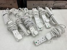 10no. Various 240v Extension Leads