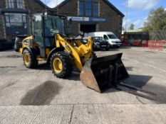 2017 Heracles H580 Wheel Loader Complete with Bucket and Fork Attachment, Hours: 406, Rated Load: