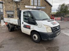 Non Runner 2009 Ford Transit 100 T350M Flatbed Tipper, Engine Size: 2402cc, Date of First