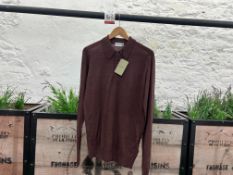 John Smedley Dorset Shirt - Copper, Size: S, RRP: £190