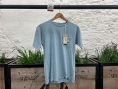 Carhartt WIP Women Pocket T-Shirt - Frosted Blue, Size: XS, RRP: £30