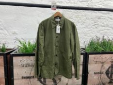 Universal Works Twill Bakers Jacket - Light Olive, Size: XL, RRP: £170