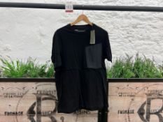 Maharishi Tech Travel T-Shirt - Black/Black, Size: S, RRP: £110