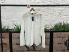 Fred Perry Classic Oxford Shirt - White (RWB), Size: XXL, RRP: £80