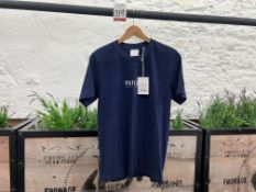 Parlez Malo T-Shirt - Navy, Size: S, RRP: £35