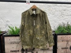 WoodWood Fabian Shirt - Green AOP, Size: S, RRP: £190