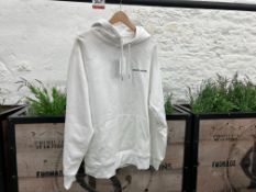 WoodWood Fred JC Mask Hoodie - White, Size: L, RRP: £180