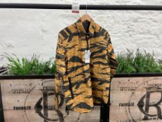 Maharishi Camo Reversible Packaway Shirt - Golden Tigerskins/Black, Size: S, RRP: £325