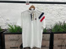 Fila Gabriel Polo Shirt - White, Size: M, RRP: £45