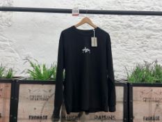 Piilgrim Colour Test L/S T-Shirt - Black, Size: S, RRP: £40