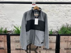 Rains Fleece Jacket - Heather Grey, Size: XXS/XS, RRP: £95
