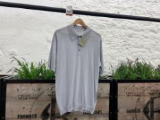 John Smedley Cisis Shirt - Pebble Grey, Size: L, RRP: £155