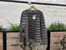 Howlin' A Day In The Wool Sweater - Med Grey, Size: XL, RRP: £235