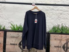 Parlez Iroko Sweatshirt - Navy, Size: XXL, RRP: £80