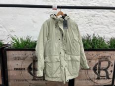 Rains Unisex Alpine Nylon Parka - Cement, Size: L, RRP: £529