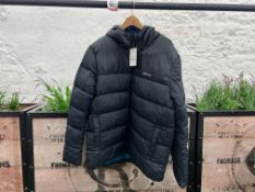 Barbour Dew Point Baffle Quilted Jacket - Black, Size: XXL, RRP: £239