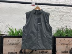 Rains Padded Nylon Vest - Slate, Size: M RRP: £135