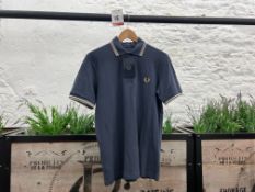 Fred Perry Twin Tipped M12 Shirt - Dark Graphite, Size: 36, RRP: £85