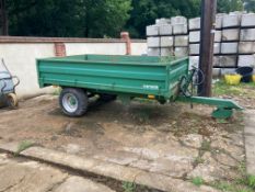 Warwick Single-Axle Drop-Side Tipping Trailer Mode