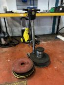 Numatic Floor Polisher, 240v, Complete With; 4no. Heads. This Lot is STRICTLY to be Collected