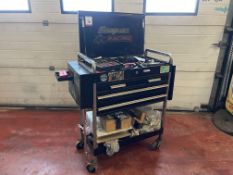 Mac Tools 4 Drawer Mobile Tool Chest Complete With Contents. This Lot is STRICTLY to be Collected