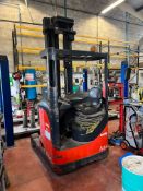 Spares or REPAIR 2001 Lansing R14 Electric Reach Forklift Truck, Solid Tyres, 1400KG Capacity,