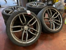 6no. RM 5 Spoke 19" Alloy Wheels & Tyres. This Lot is STRICTLY to be Collected Thursday 23