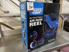 Unused Draper 15050 Expert Retractable Air Hose Real. This Lot is STRICTLY to be Collected