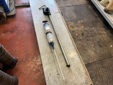 Steel Oil Barrel Pump. This Lot is STRICTLY to be Collected Thursday 23 November 2023, Location: