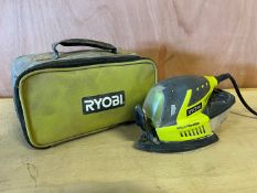 Ryobi EPS80RS Palm Sander with Carry Case, 240V, Lot Location; Eardisland, Leominster, Collection