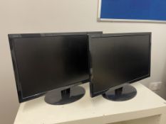 2no. Hanns G HE225DPB 22" LCD Computer Monitors, Lot Location; Eardisland, Leominster, Collection