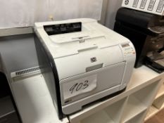 HP LaserJet Pro 400 color A4 Sized Printer, Lot Location; Eardisland, Leominster, Collection