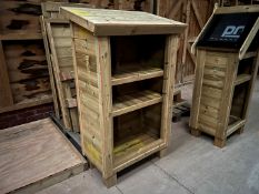 Finished Timber Outdoor Storage Unit, 910 x 570 x 1500mm, Lot Location; Eardisland, Leominster,