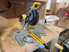 DeWalt DWS780 Compound Slide Mitre Saw, 305mm Dia, 230v, Lot Location; Eardisland, Leominster,