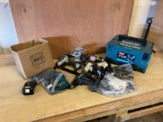 Various Spares & Repairs Cordless and Corded Power Tools and Batteries as Lotted, Lot Location;