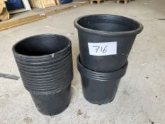 19no. Plastic Buckets as Lotted, Lot Location; Eardisland, Leominster, Collection Strictly By
