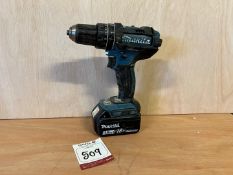 Makita DHP482 Cordless Combi Drill with Makita 3.0Ah Battery, Lot Location; Eardisland,