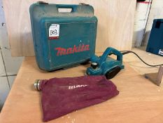 Makita Electric Planer & Carry Case, 240V, Lot Location; Eardisland, Leominster, Collection Strictly