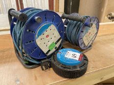 2no. Work Power 45m Cable Reel & 10m Cable Reel, 240v, Lot Location; Eardisland, Leominster,