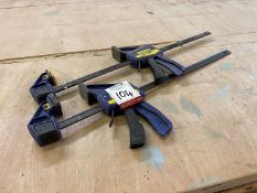 2no. Irwin Quick Grip Clamps, Lot Location; Eardisland, Leominster, Collection Strictly By