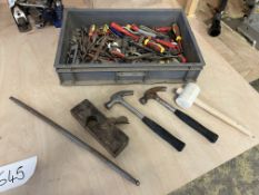 Quantity of Various Hand Tools as Lotted , Lot Location; Eardisland, Leominster, Collection Strictly