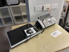 HP Scanjet 200 Scanner & Brother T104 Fax Machine as Lotted, Lot Location; Eardisland, Leominster,