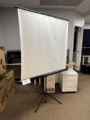 Freestanding Projector Screen as Lotted, Lot Location; Eardisland, Leominster, Collection Strictly