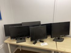 6no. Various Computer Monitors Comprising DGIm DGIM, DELL, SAMSUNG, BENQ & ACER as Lotted, Lot